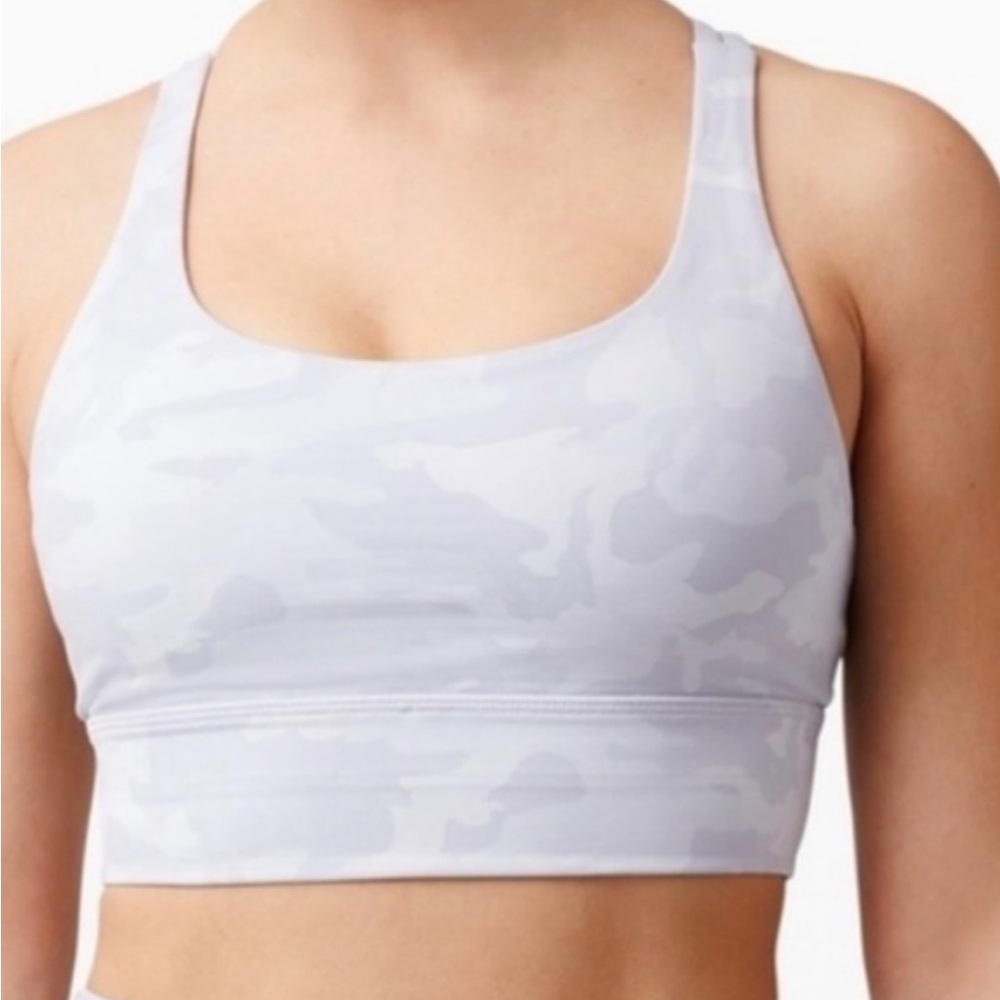 Lululemon Athletica Gray Camo Sports Bra